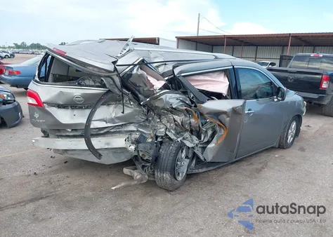 2012 Nissan Quest Sv из США, поврежденный, VIN JN8AE2KPXC9037802